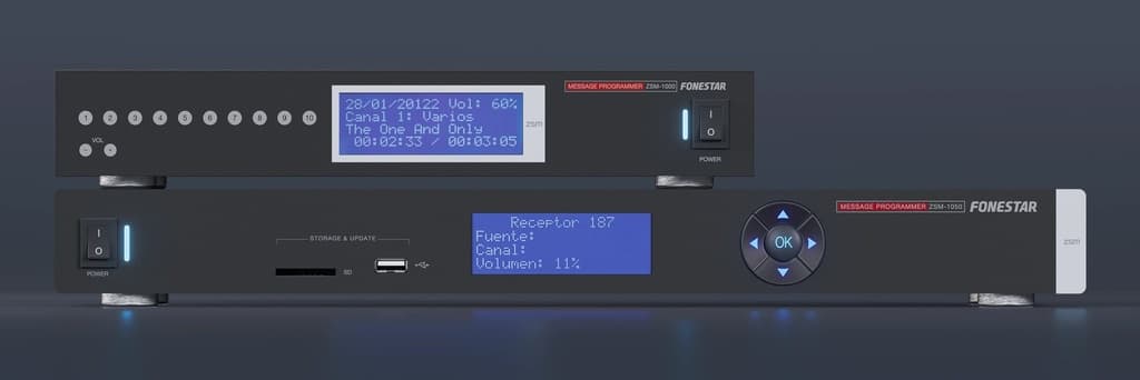 Programador de mensajes multizona, reproductor de música ambiente y cliente SIP thumbnail 6