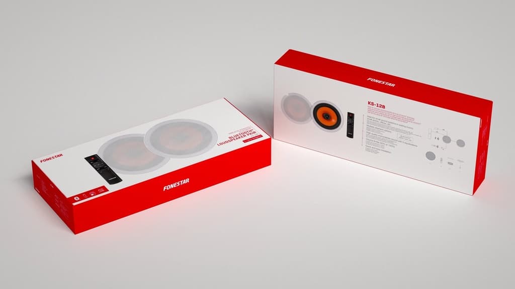 Kit de sonido. Pareja de altavoces de techo Bluetooth thumbnail 6