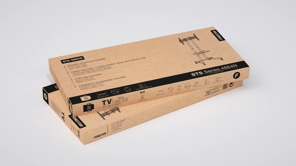 Soporte TV orientable de suelo thumbnail 6