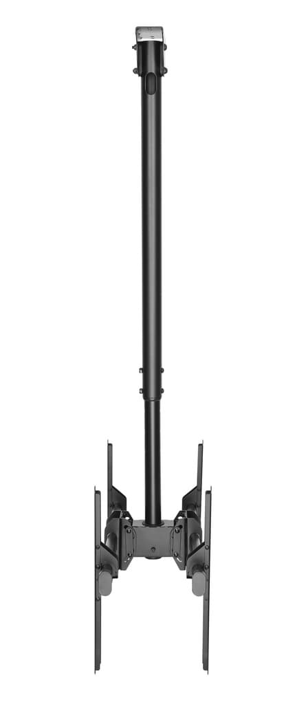 Soporte TV orientable de techo para 2 pantallas thumbnail 3