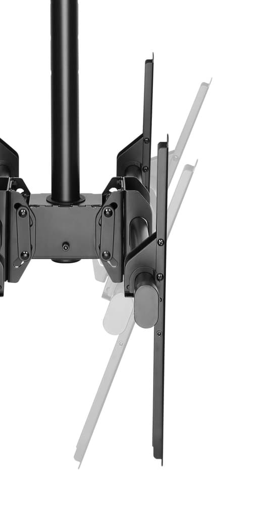 Soporte TV orientable de techo para 2 pantallas thumbnail 5