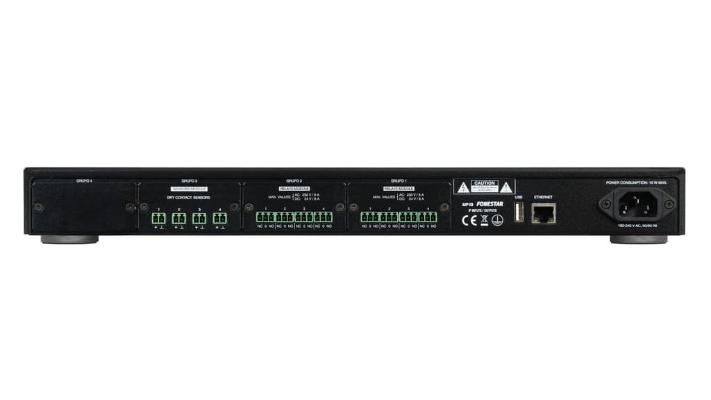 Dispositivo de 4 entradas aisladas y 8 salidas de propósito general para sistema de audio IP thumbnail 2