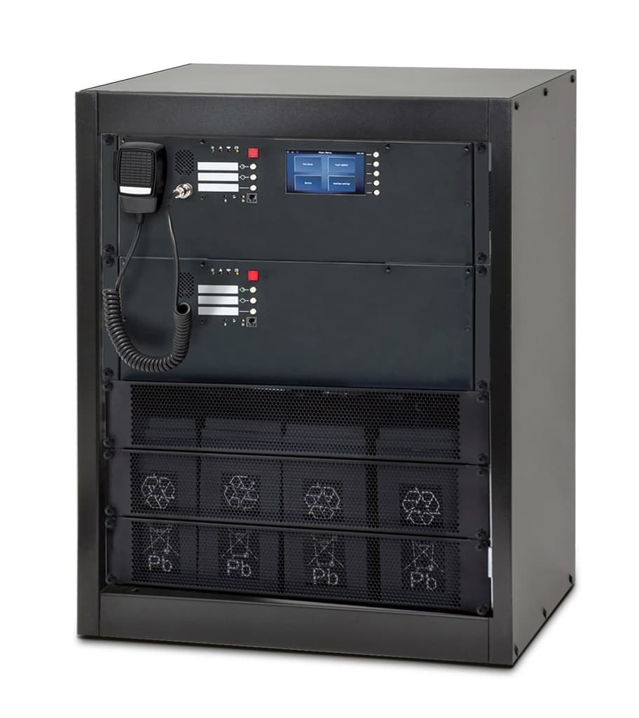 SEVEN Sistema de alarma por voz y megafonía compacto en rack 15U EN 54 con fibra SFP, 6 x 500 W thumbnail 2