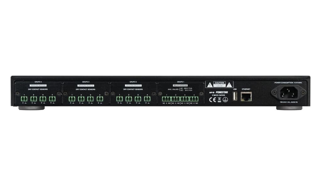 Dispositivo de 12 entradas aisladas y 4 salidas de propósito general para sistema de audio IP thumbnail 2