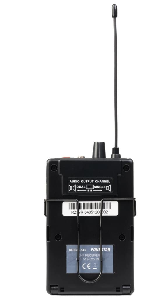 Receptor de petaca para monitor in-ear, 512–525 MHz thumbnail 3