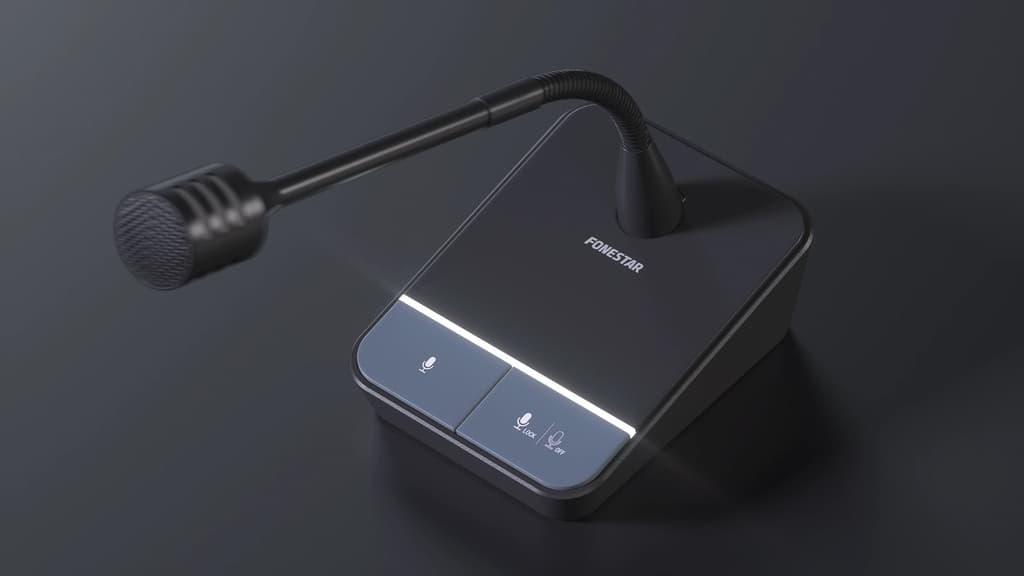 Micrófono dinámico cardioide de sobremesa con XLR thumbnail 3