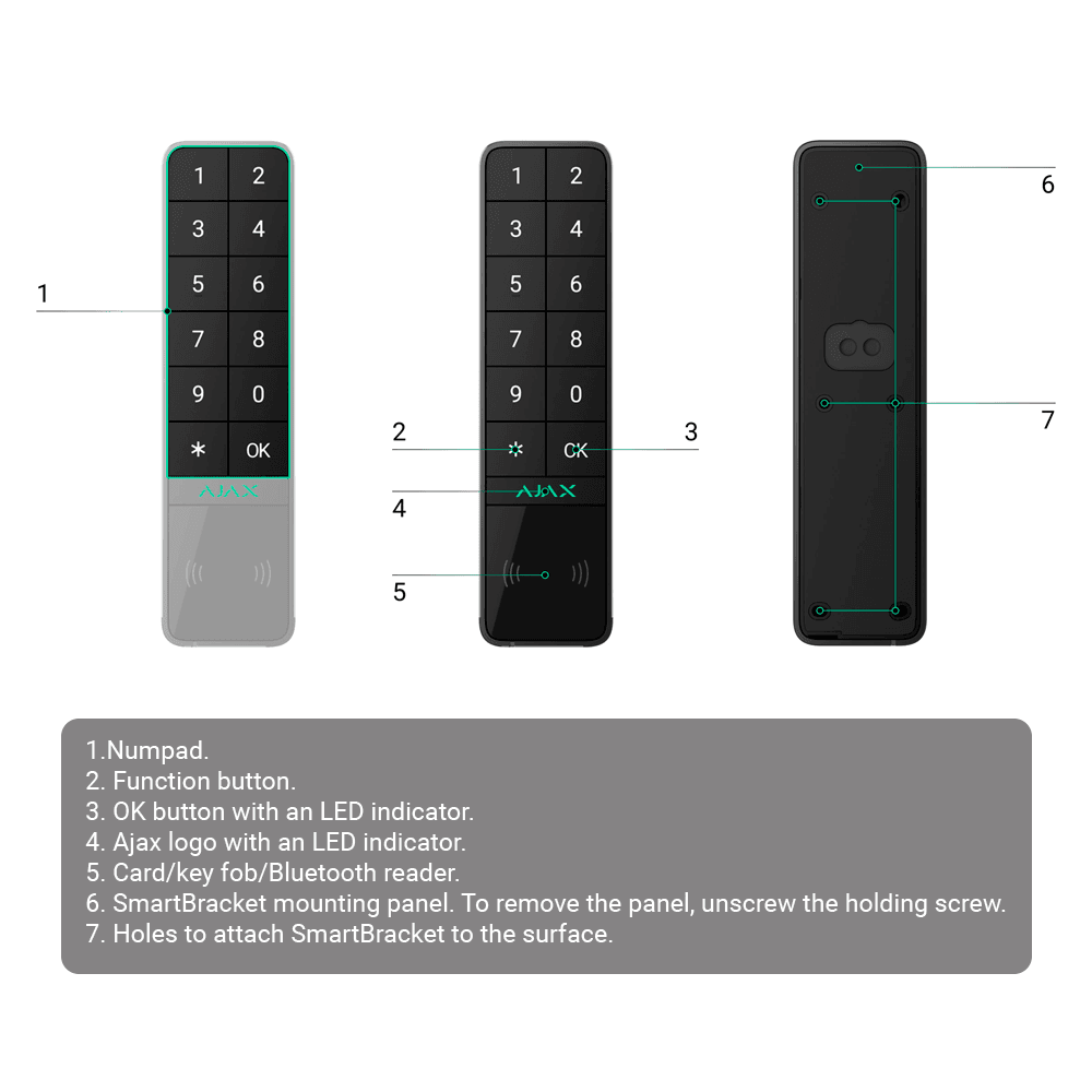 AJ-KEYPADOUTDOOR-W thumbnail 4