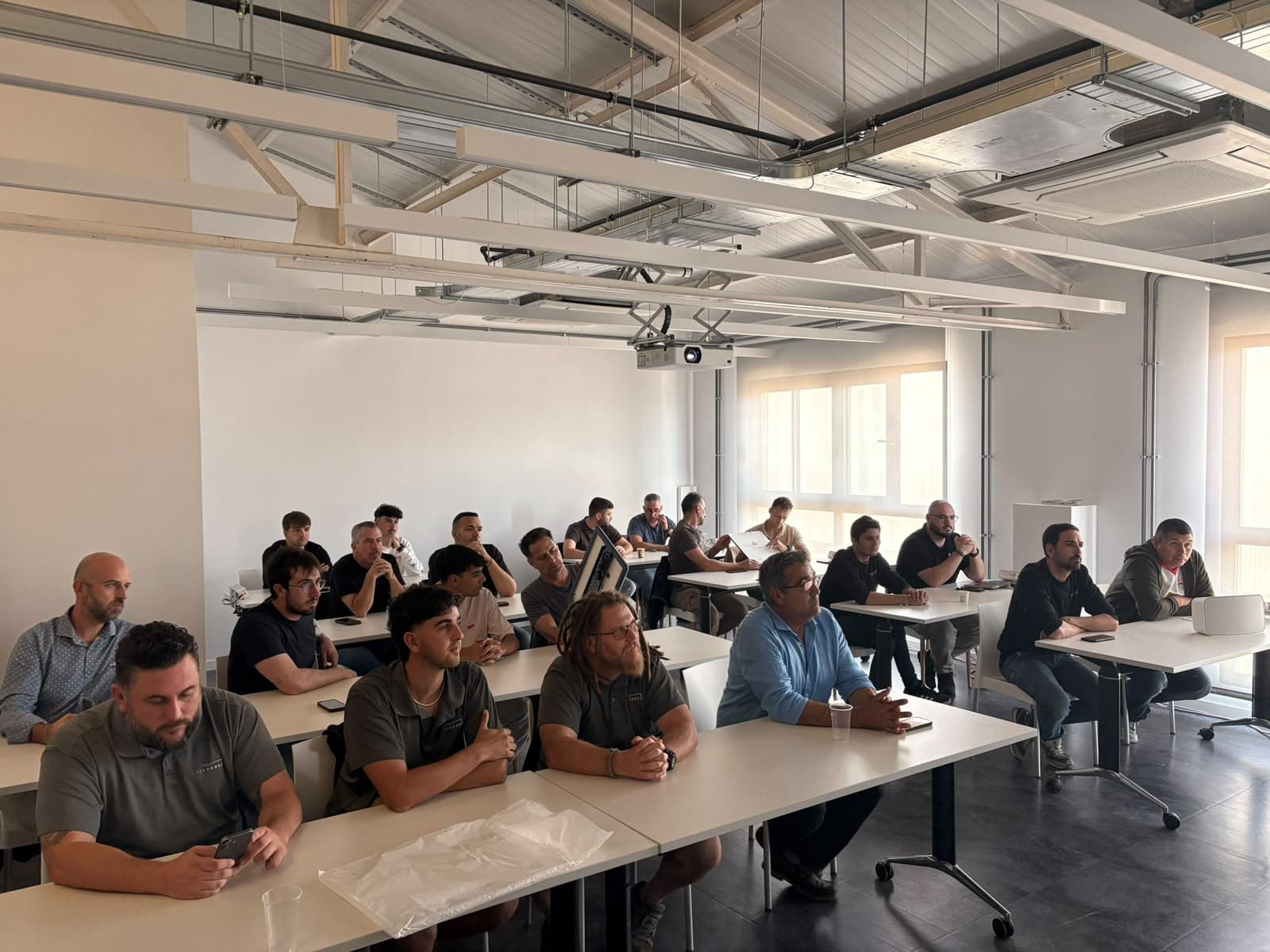 Attendees at Sound&Pixel’s audio training at Ditelba